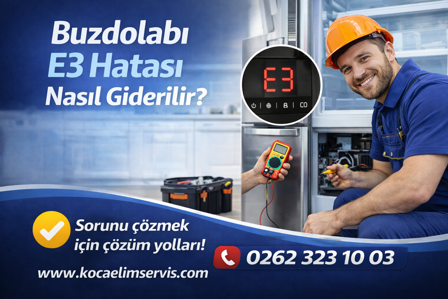 Beko buzdolabı E3 hatası nasıl giderilir