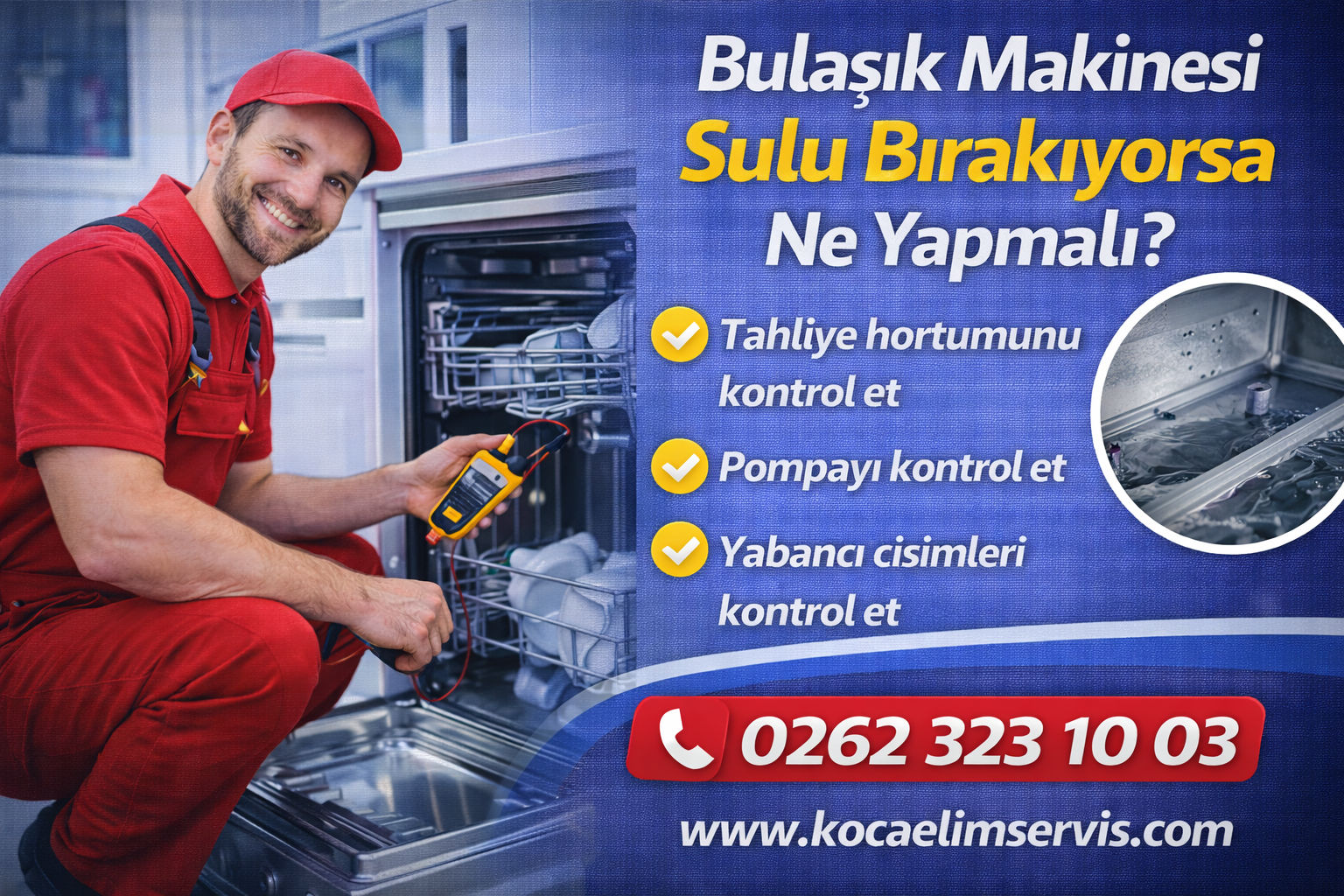 Bulaşık makinesi sulu bırakıyorsa ne yapmalı