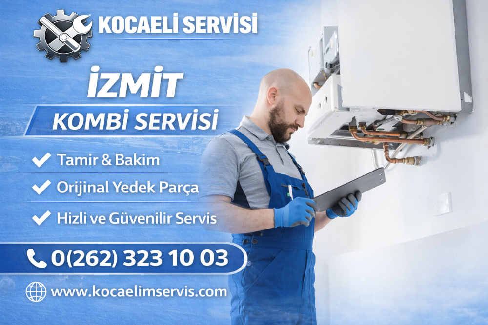 İzmit Buderus Kombi Servisi teknik ekibi Buderus kombi bakım ve onarım işlemi yaparken