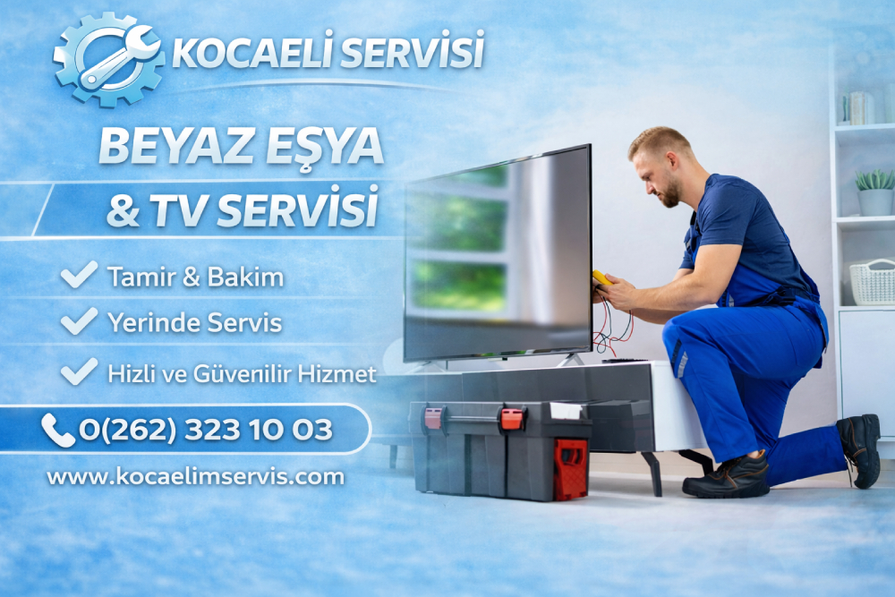 Çayırova Samsung TV beyaz eşya servisi teknik servis ustası tarafından Samsung televizyon ve beyaz eşya cihazına bakım ve onarım yapılırken